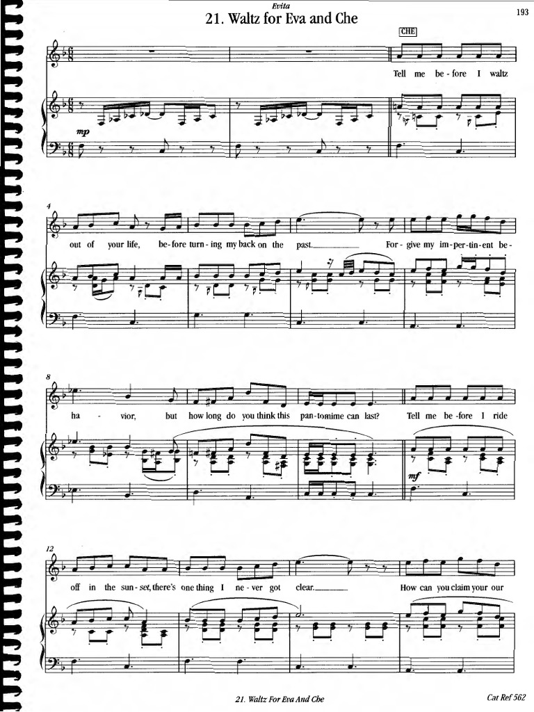 Waltz For Che and Eva | PDF
