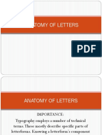 Anatomy of Letters