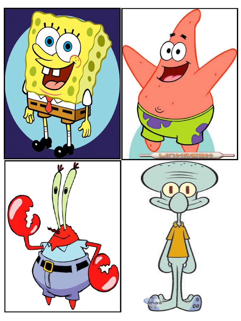 Imagenes Personajes Bob Esponja | PDF
