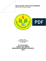 Jobsheet Sanggul Betawi Palembang Aceh