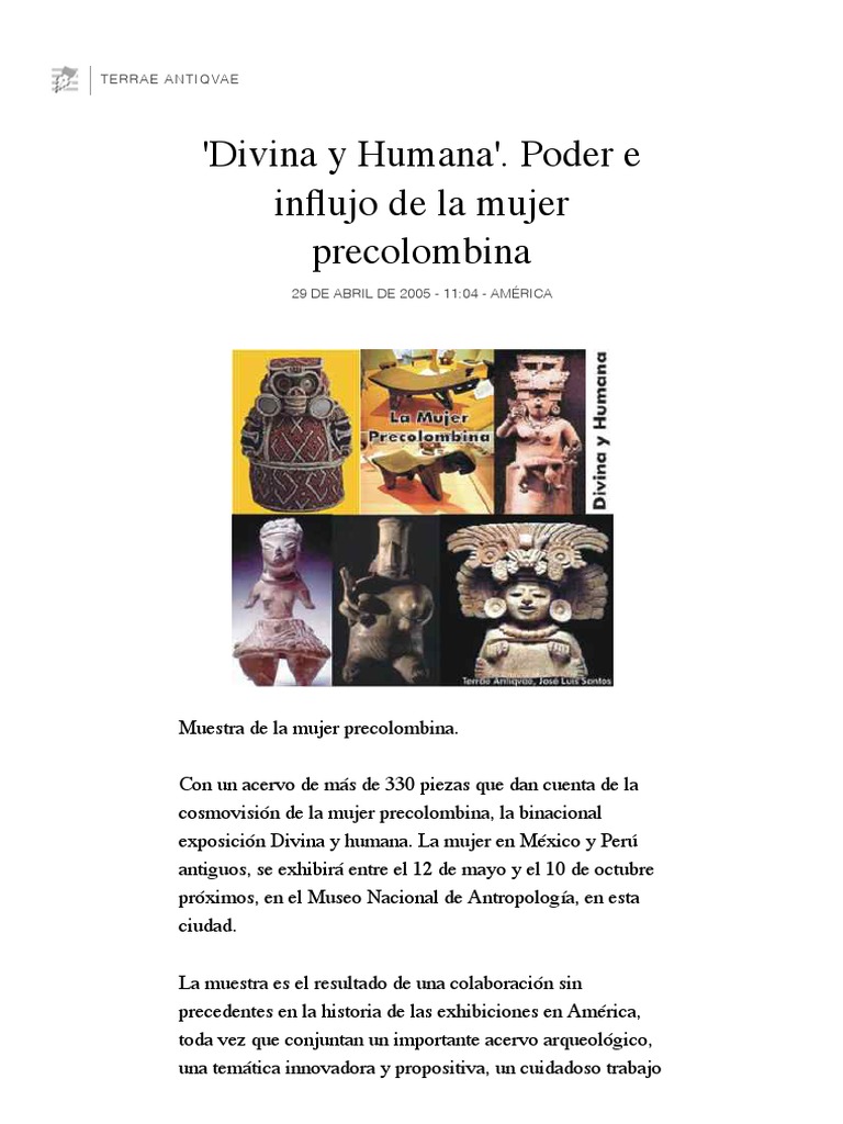 Poder de la mujer precolombina en América | PDF | Imperio Inca ...