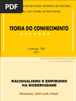Teoria do Conhecimento - Racionalismo e Empirismo Modernos