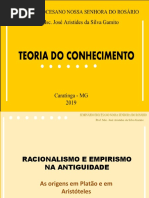 Teoria do Conhecimento - Racionalismo e Empirismo na Antiguidade