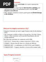 What Is Integrity Constrains: Quality of Information