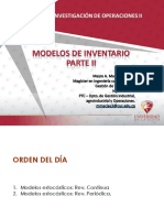 Modelos de Inventario Estocásticos