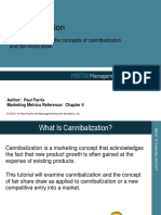 Cannibalization: This Module Covers The Concepts of Cannibalization and Fair Share Draw