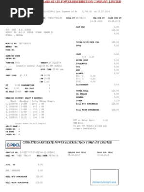 Electricity Bill