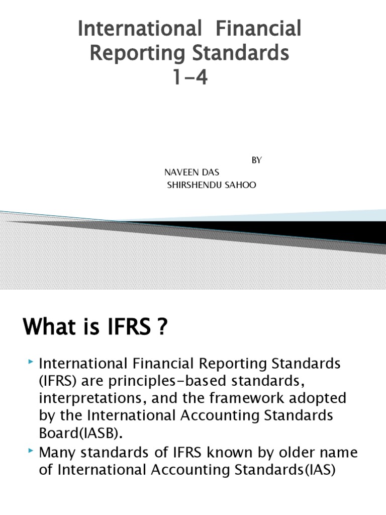 Overview of International Financial Reporting Standards | PDF ...
