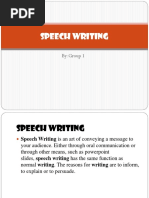 Speech Writing