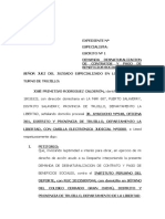 Demanda de desnaturalización de contratos y pago de beneficios sociales