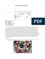 Sistem Pengisian Sepeda Motor Honda Supra