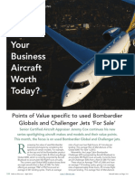 Whats Your Business Aircraft Worth Today