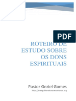 [eBook] e0352 - Roteiro de Estudo Sobre Os Dons Espirituais