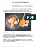 Proteina Clara de Huevo