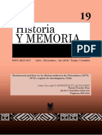 Resistencia Política en La Oficina Salitrera de Chacabuco