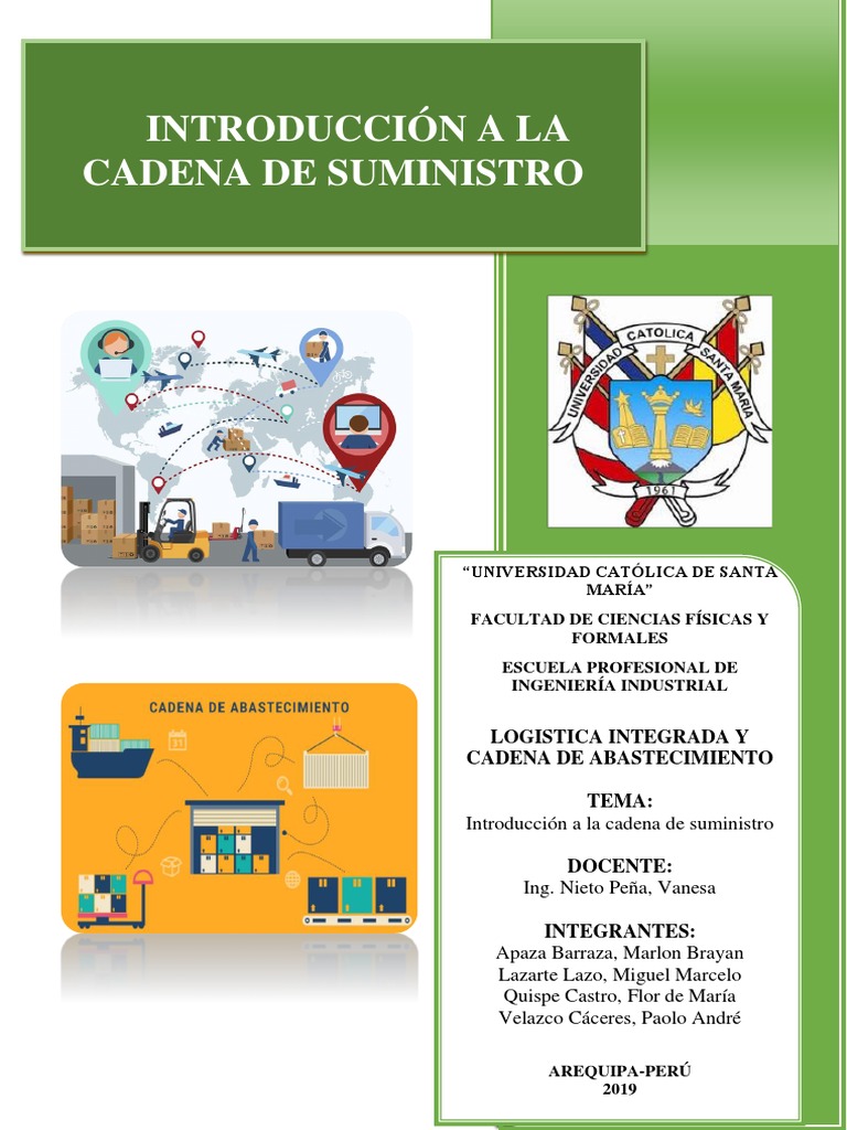 Introducción a la cadena de suministro | PDF | Inventario | Logística