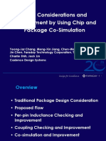 Design Considerations and Improvement by Using Chip and Package Co-Simulation