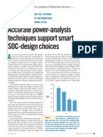 Accurate Power-Analysis Techniques Support Smart SOC-design Choices