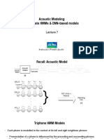 Tied-State HMMs + Introduction To NN-based AMs