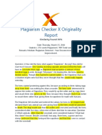 Plagiarism - Report Tanish