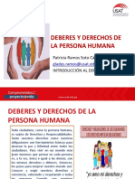 Derechos y Deberes de La Persona Humana