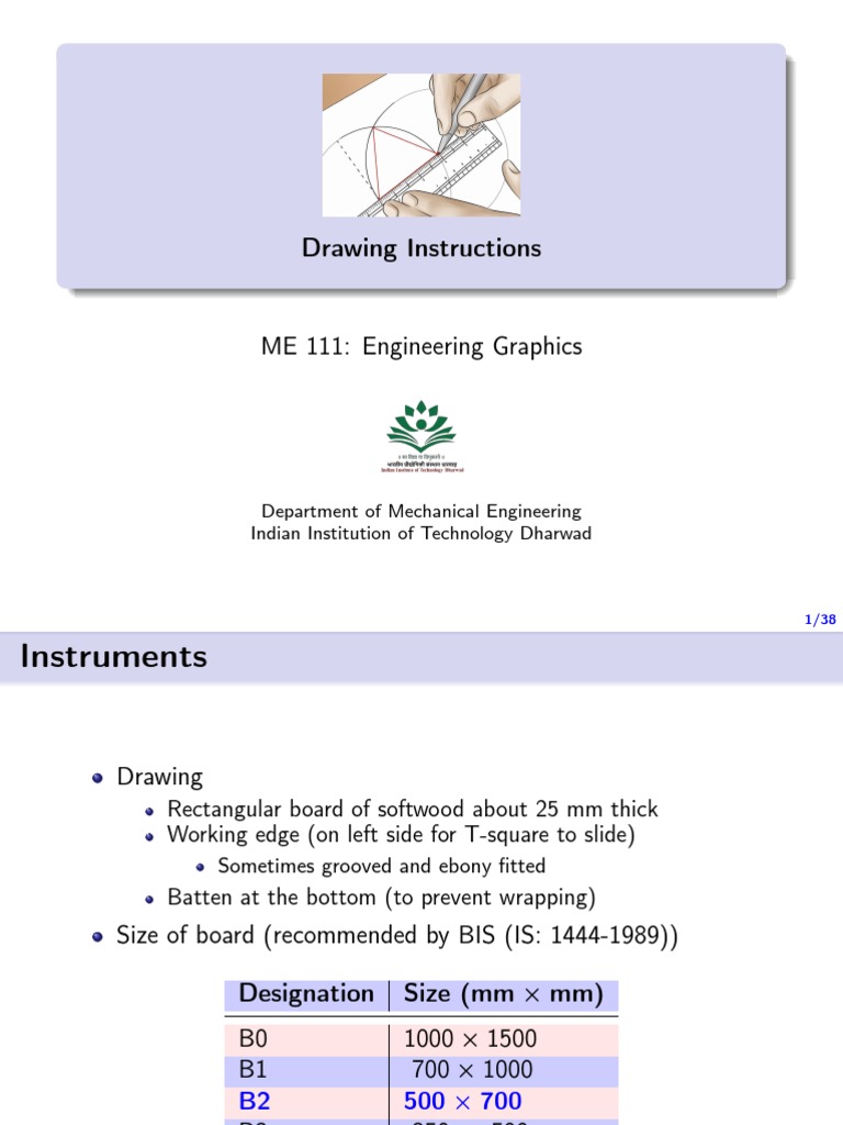 Drawing Instructions | PDF | Drawing