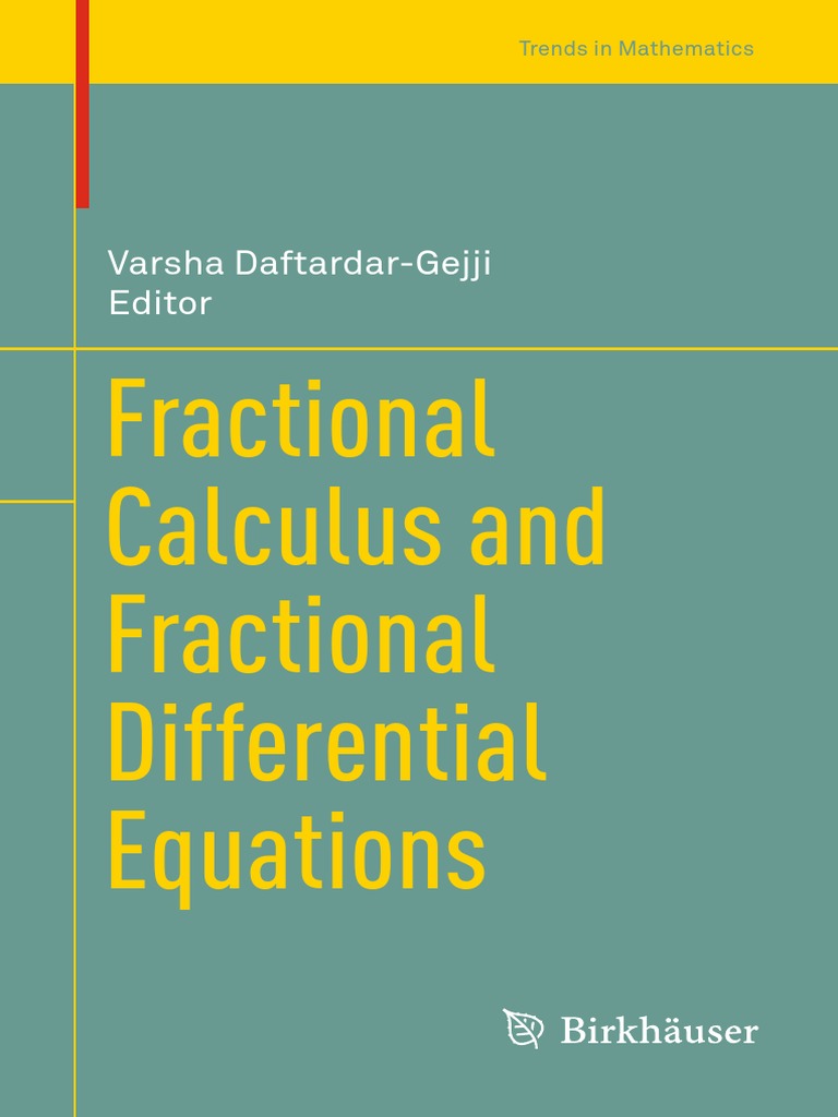 (Trends in Mathematics) DaftardarGejji, Varsha (Ed.) Fractional