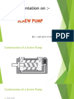 Construction of a Screw Pump: How it Works