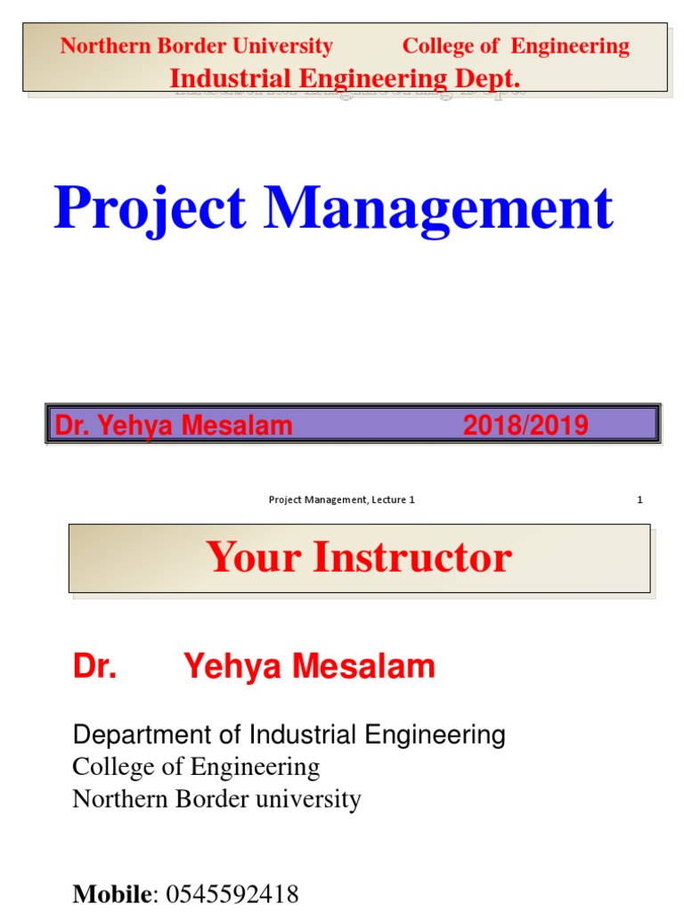 CH 1 PM | PDF | Project Management | Product Lifecycle