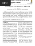 2016 - Toffel - Enhancing The Practical Relevance of Research