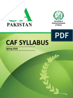 CAF Syllabus