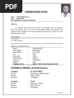 Safety Officer Cv