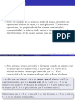 Los números reales y sus propiedades fundamentales