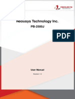 PB-2500J User Manual