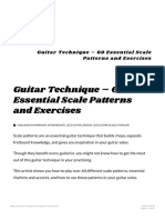 Guitar Technique - 60 Essential Scale Patterns For All Levels 1