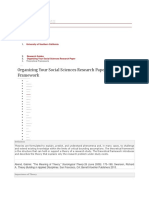 Research Guides: Organizing Your Social Sciences Research Paper: Theoretical Framework