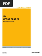 12K Motor Grader - Maintenance Intervals PDF