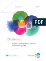 Índice de Precios Mayoristas - Agosto 2019