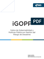 IGOPP Índice de Gobernabilidad y Políticas Públicas en Gestión Del Riesgo de Desastres