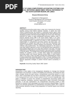 The Impact of Using Computerized Accounting Systems (Cas) in Financial Reporting Among Smes: Special Reference To The South Eastern Region, Sri Lanka