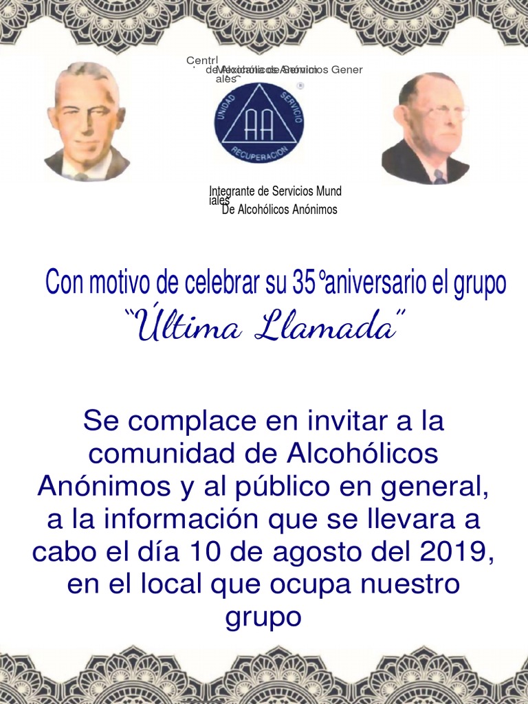 Invitaciones Alcoholicos Anonimos Invitaciones Halloween Revista
