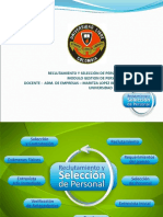 Reclutamiento Y Selección de Personal Modulo Gestion de Personal Docente - Adm. de Empresas - Maritza Lopez Ibarra Universidad Libre