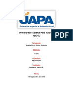 Universidad Abierta para Adultos (UAPA) : Angelo Nicoll Reyes Gutiérrez