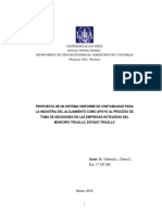 Propuesta para Un Sistema Uniforme para La Contabilidada para Empresa de Alojamiento