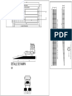Plano en Planta y Alzado Rampa para Lavadero Vehiculos PDF