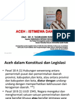 Kekhususan Aceh Dlm Uupa Dr Taqwaddin 3012019