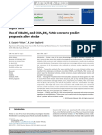 Predict Stroke Outcomes Using CHADS2 and CHA2DS2-VASc Scores