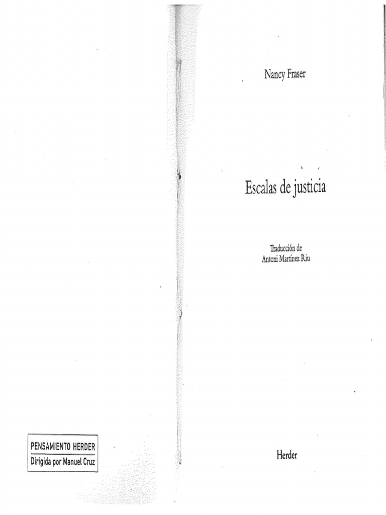 Nancy Fraser Escalas de Justicia PDF