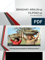 Banghay-Aralin Sa Filipino 10