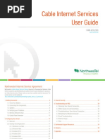 Cable Internet Welcome Guide